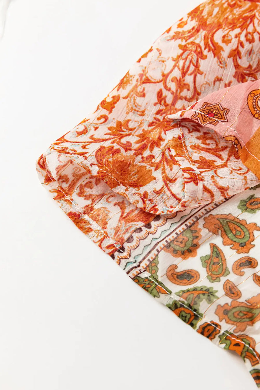 Paisley breeze chiffon dress - boho style