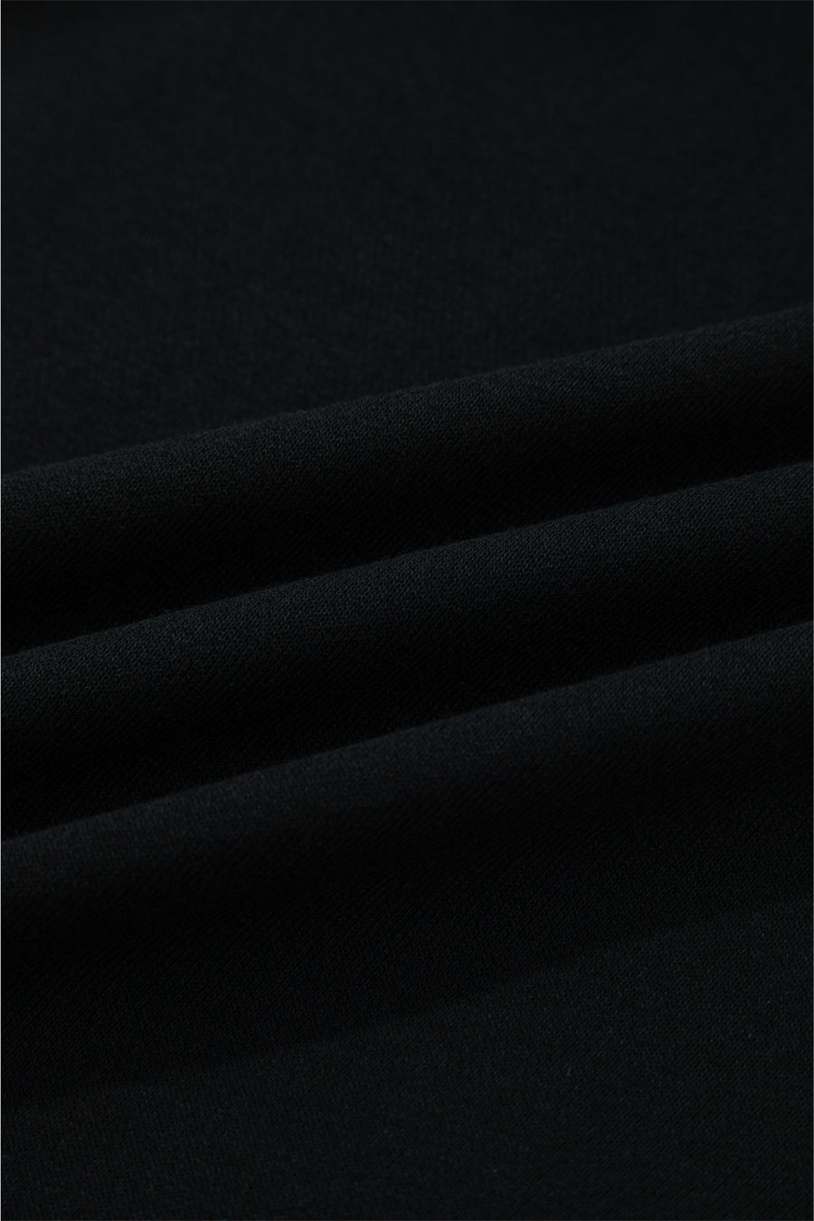 Black Varsity Baseball Bow Graphic Striped Sleeve Baggy Sweatshirt
