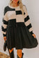 Monochrome Knit Dress