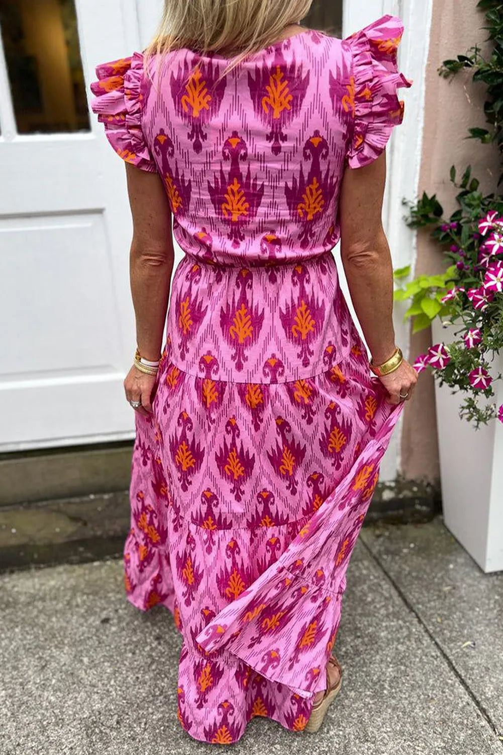 Bonbon Retro Maxi Dress - Fashionfitz