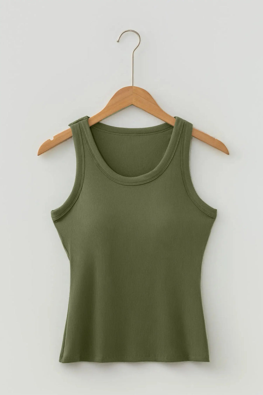 Slim Ribbed Padded Tank Top Women UK