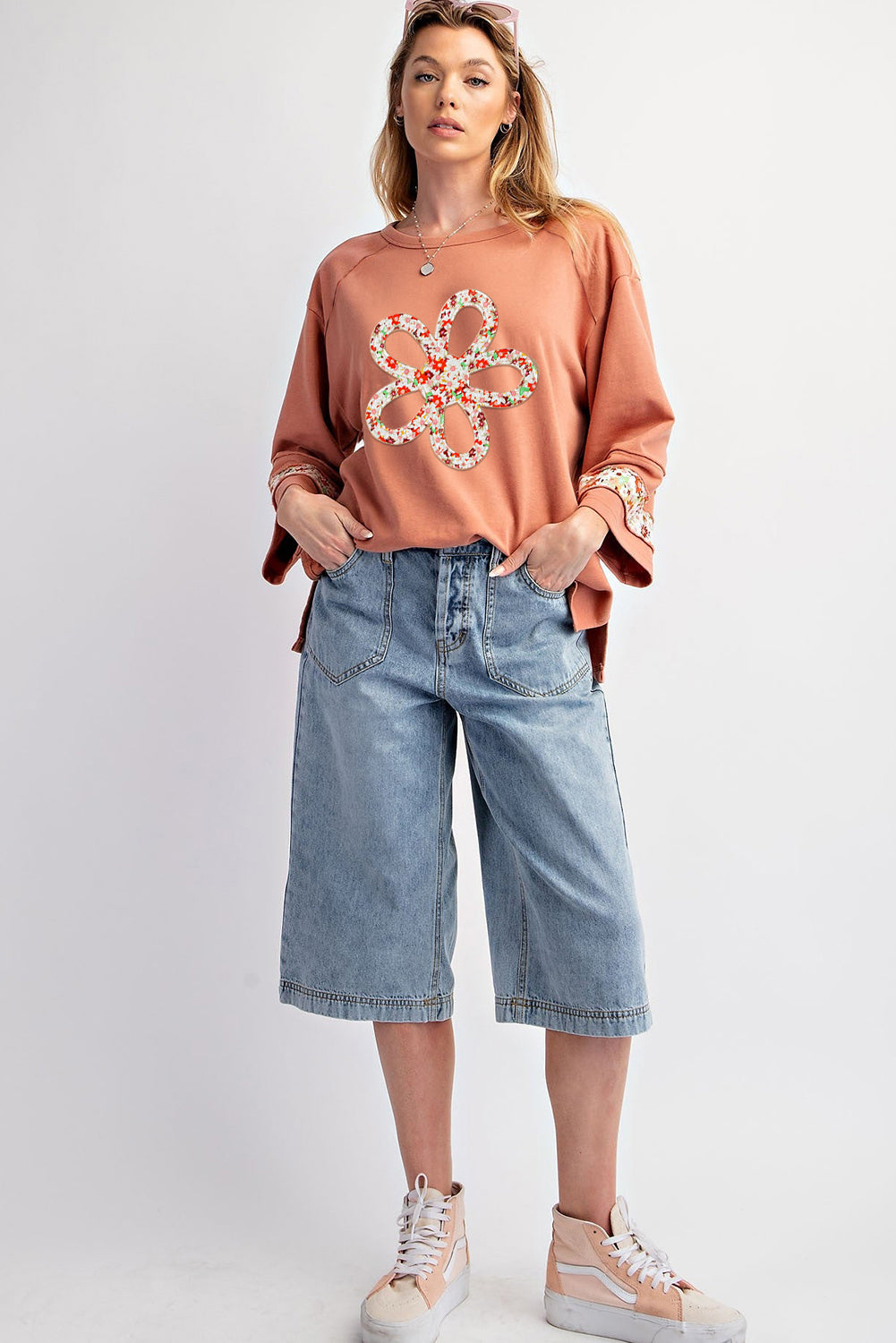 Flower Patch Graphic Top
