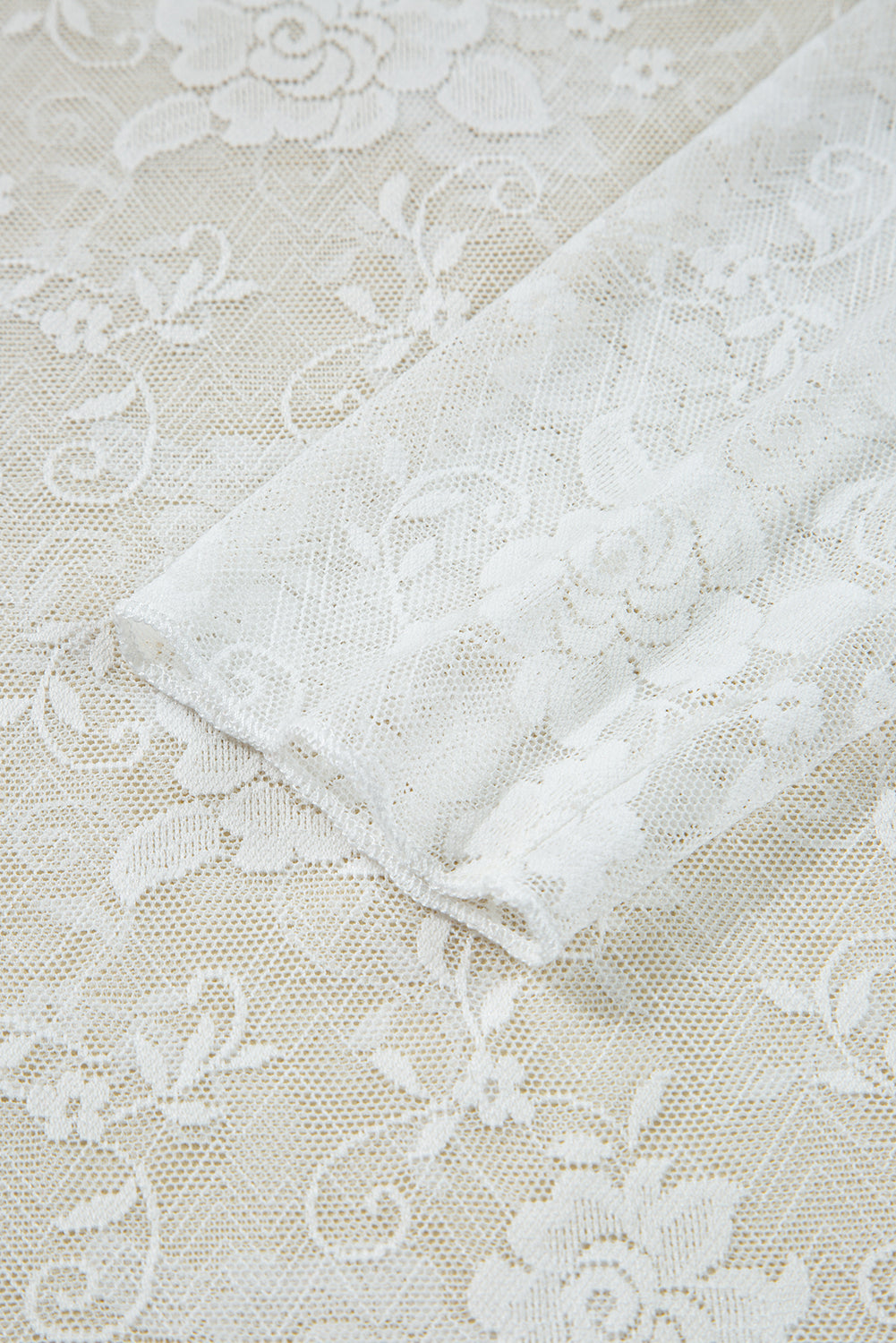 Sheer Floral Lace Top