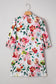 Floral Contrast Shift Dress