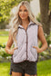 Stripe Snap Winter Vest