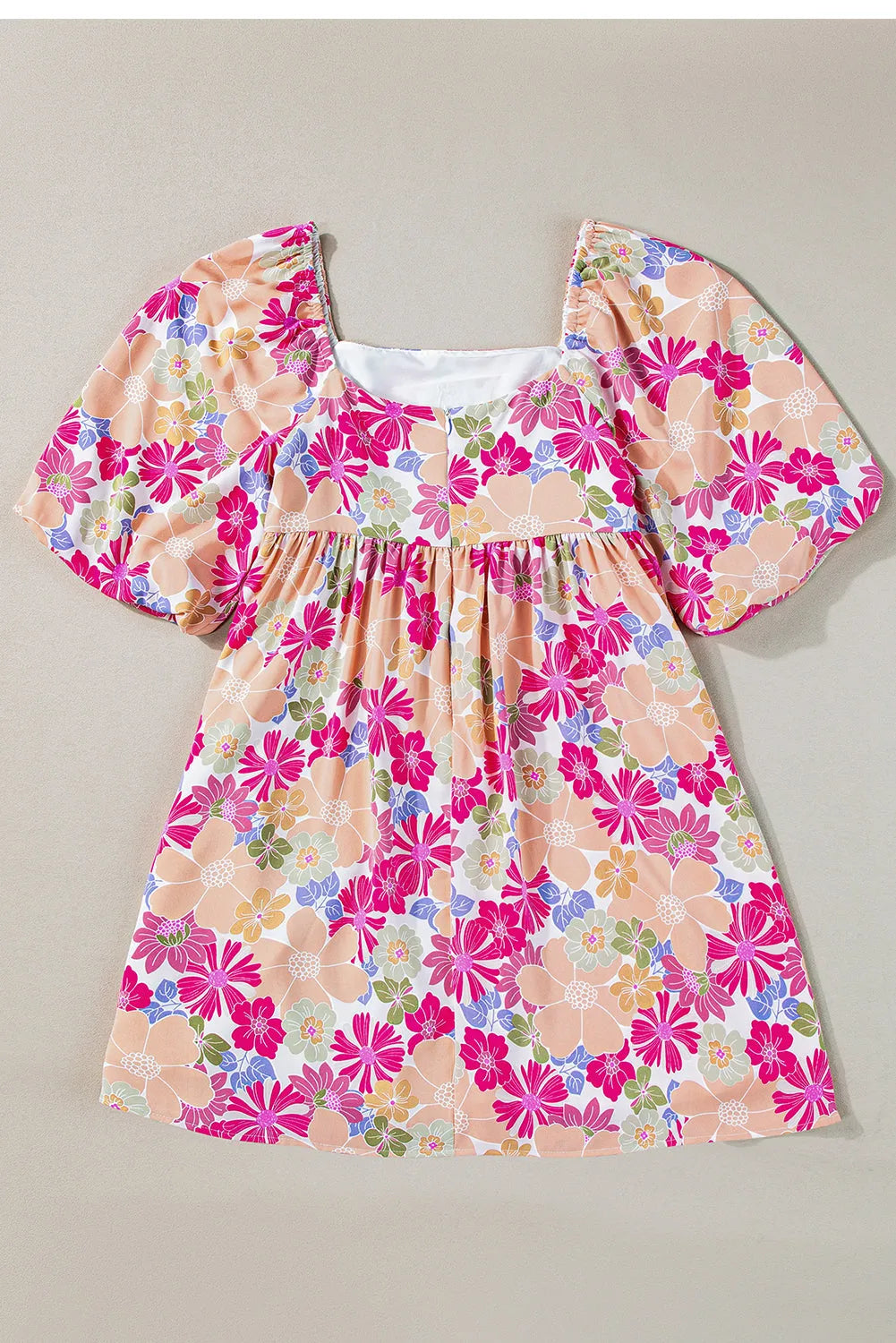Summer Floral Babydoll Dress - Fashionfitz