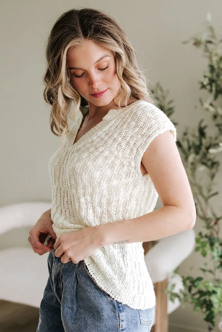 Summer haze jumper vest - lightweight | stylish comfort