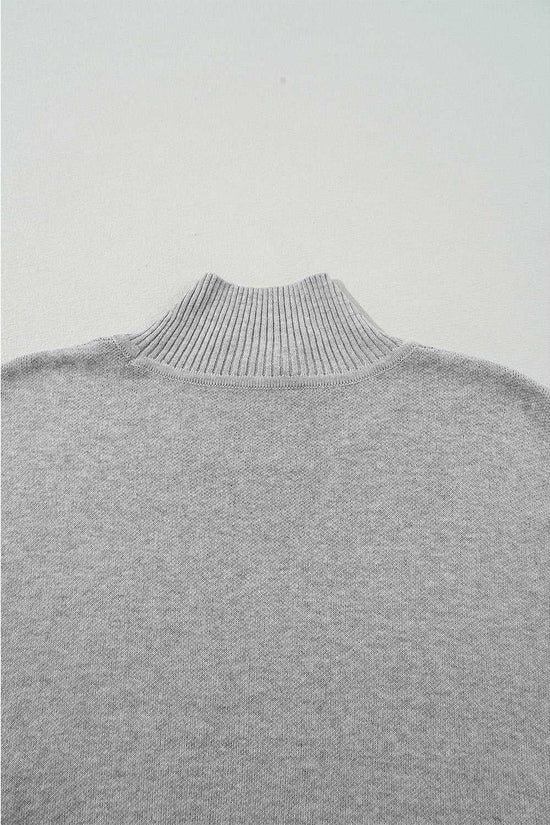 Leopard High Neck Oversized Sweater