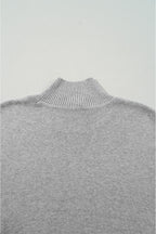 Leopard High Neck Oversized Sweater