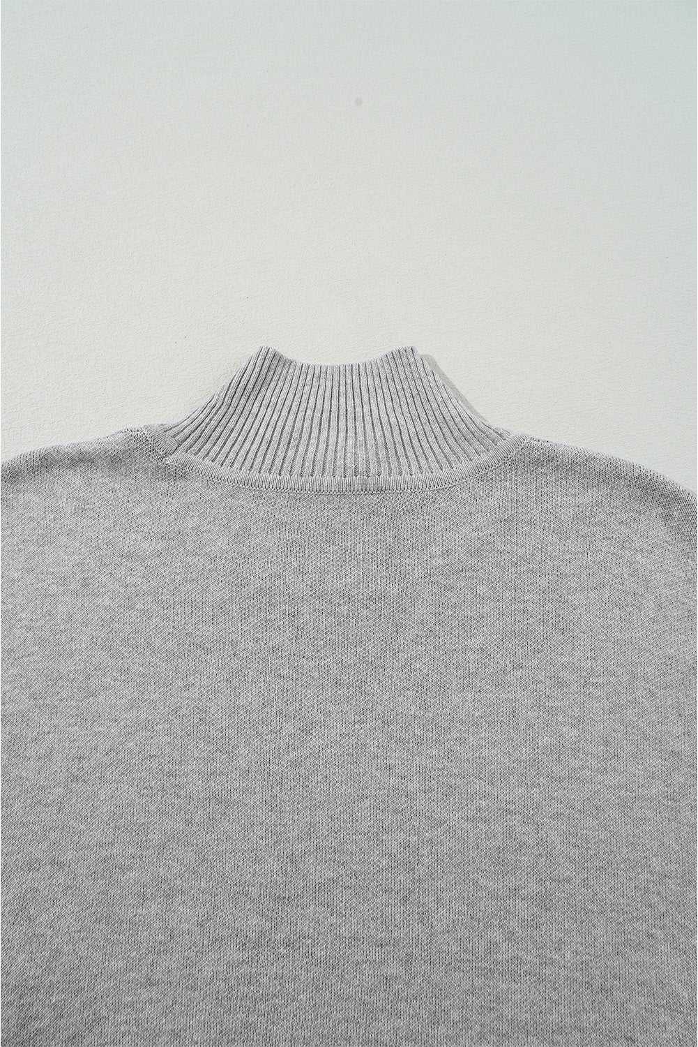 Leopard High Neck Oversized Sweater