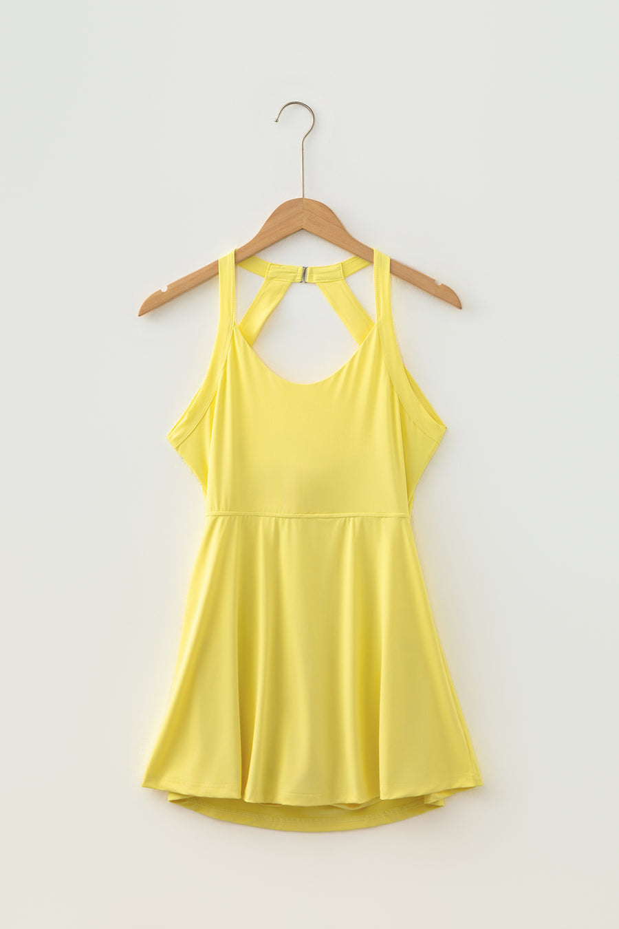 Back Cutout Active Mini Dress with Shorts Women UK