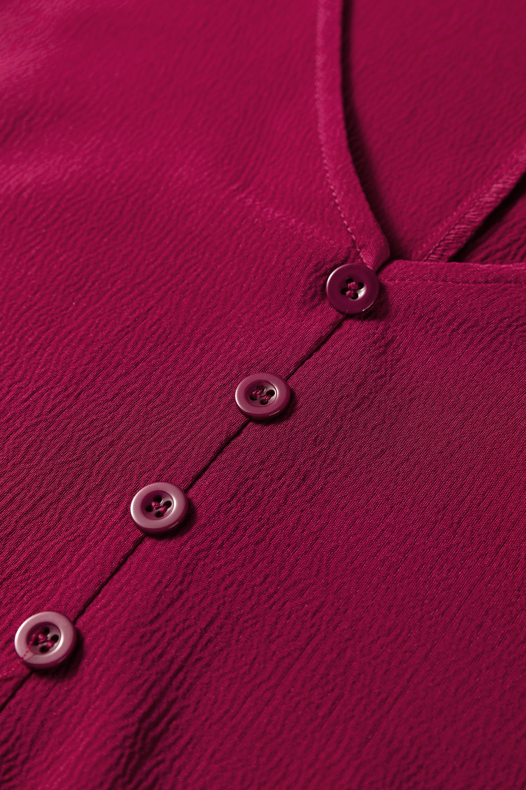 Burgundy Long Sleeve Tiered Maxi Dress