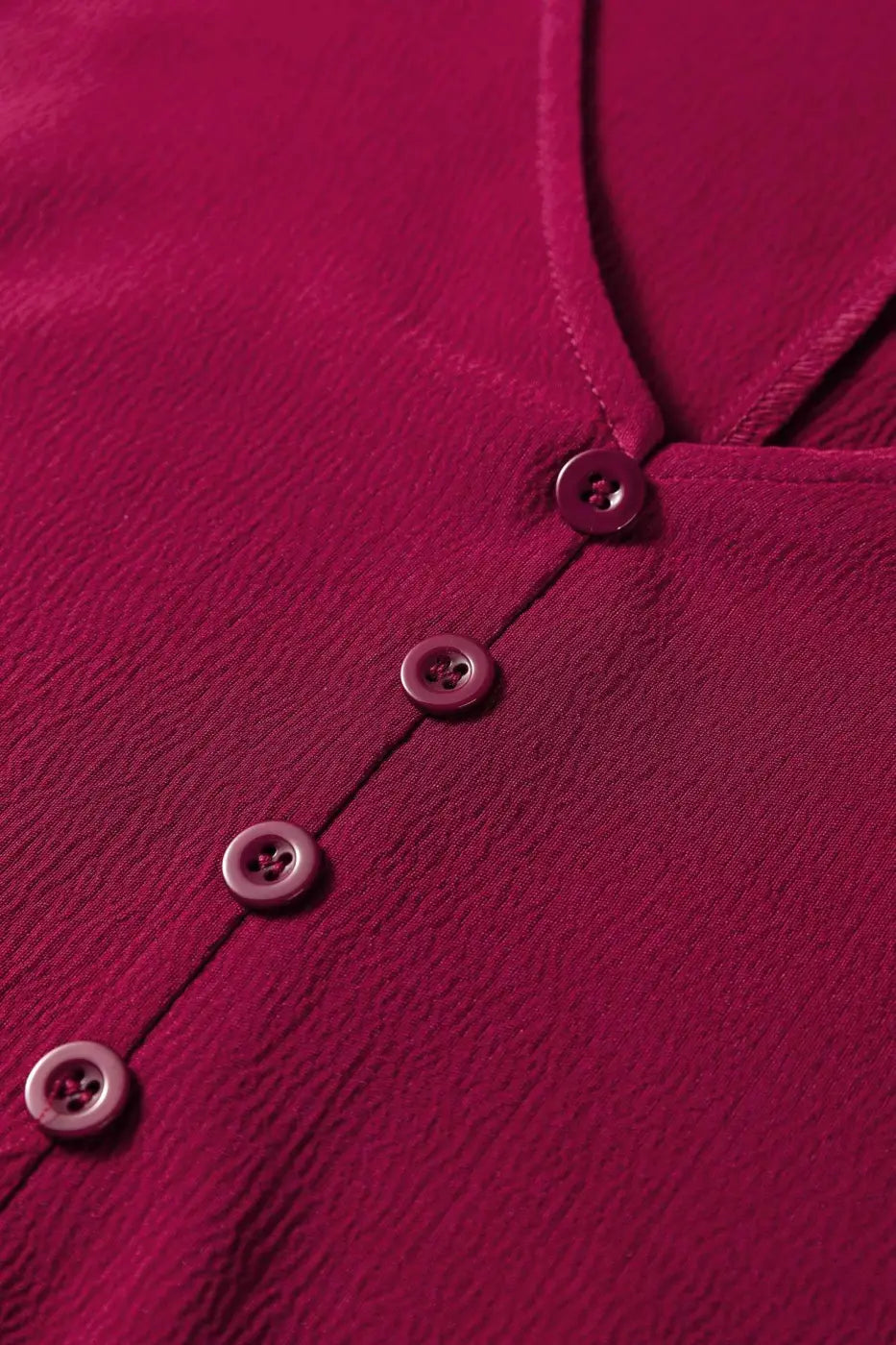 Burgundy Long Sleeve Tiered Maxi Dress