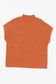 Cozy Oatmeal Sweater Dress – Soft Ribbed Knit with Pockets & Short Sleeves