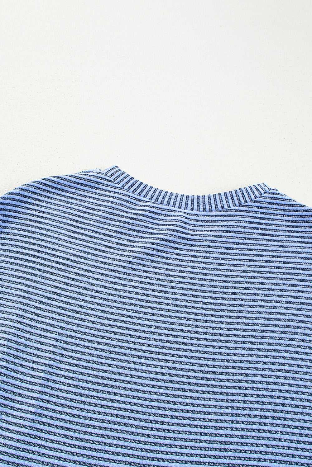 Cobalt Stripe Pleated Dress