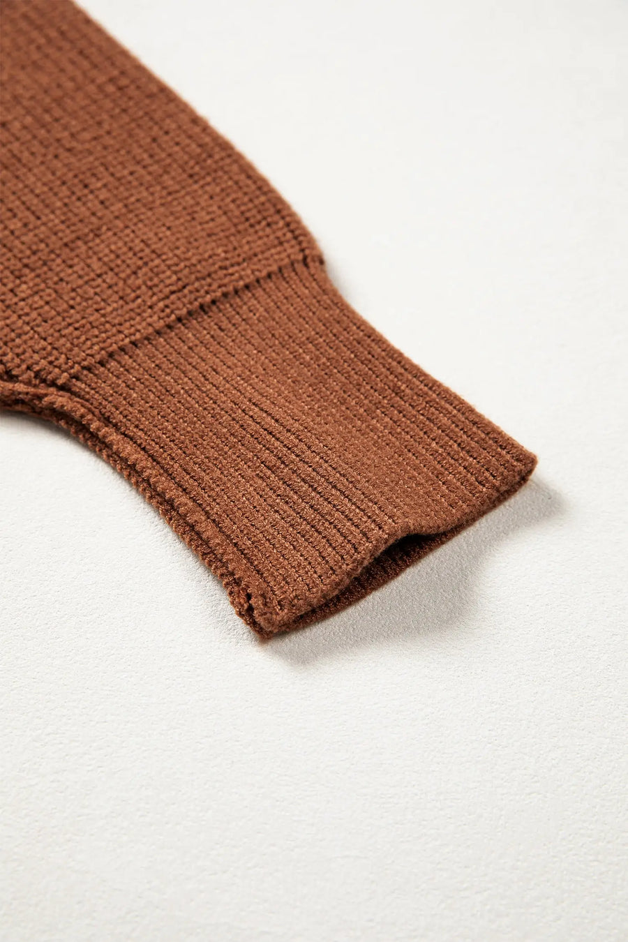 Mock Neck Oversized Tunic Sweater Women UK — front view third option | Fashionfitz UK
