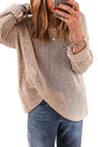 Smoke Gray Jumper - Crochet Summer style with breathable open-knit design, perfect for casual warm-weather outfits in the sweaters category.