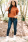Cozy Oatmeal Sweater Dress – Soft Ribbed Knit with Pockets & Short Sleeves