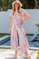 Funky Stripes Wide Leg Pants Set