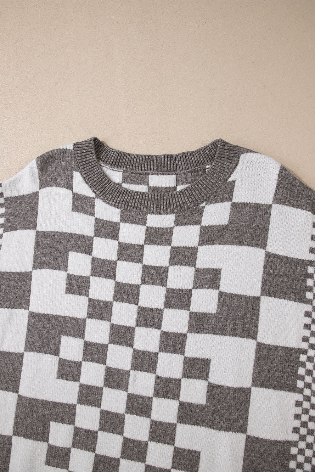 Smoky Plaid Soft Knit Jumper