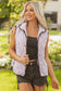 Stripe Snap Winter Vest