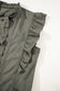 Green Bay Ruffled Denim Vest
