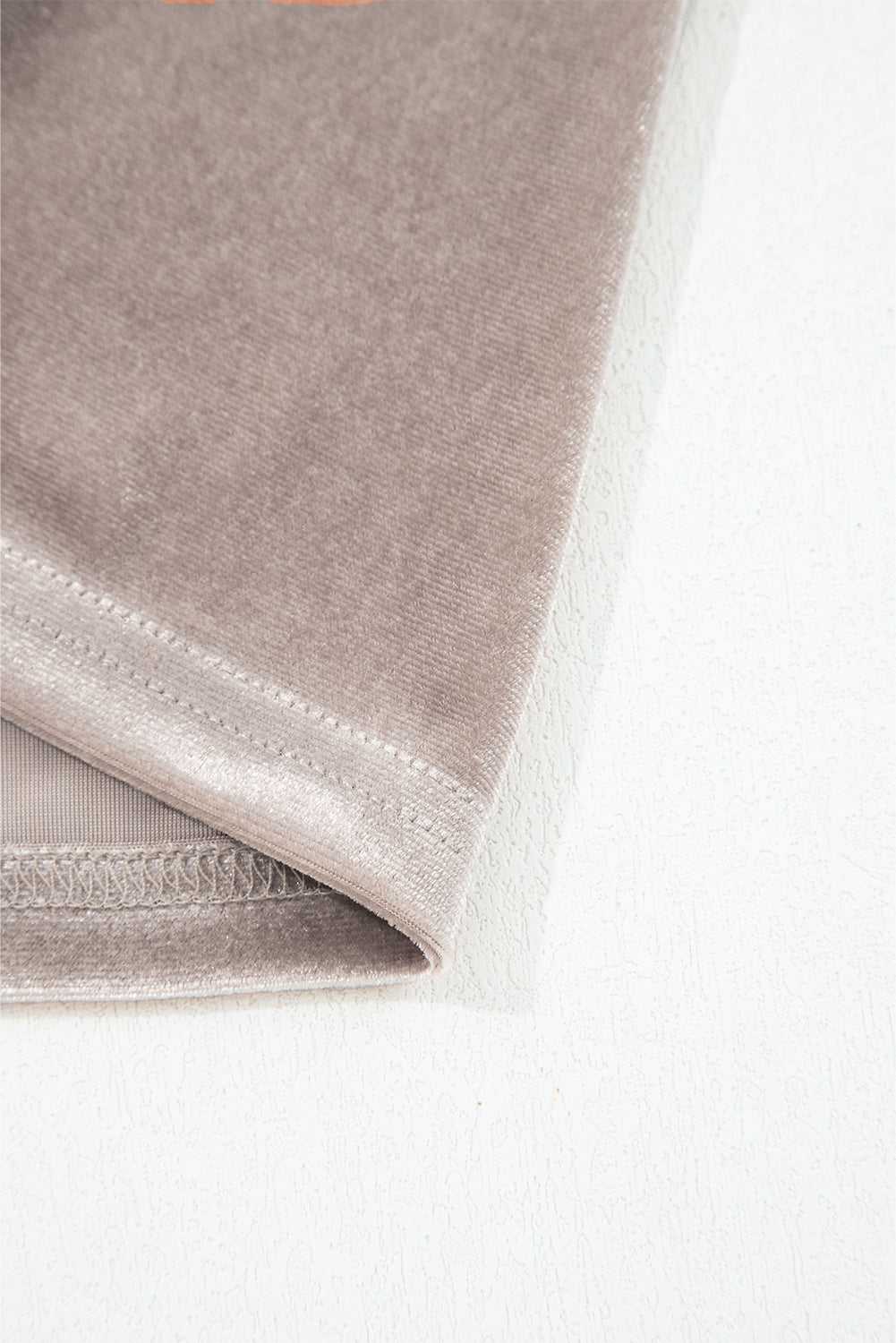 Open Front Draped Velvet Kimono