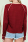 Football Graphic Thermal Knit Top
