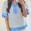  Sky Blue Stripe