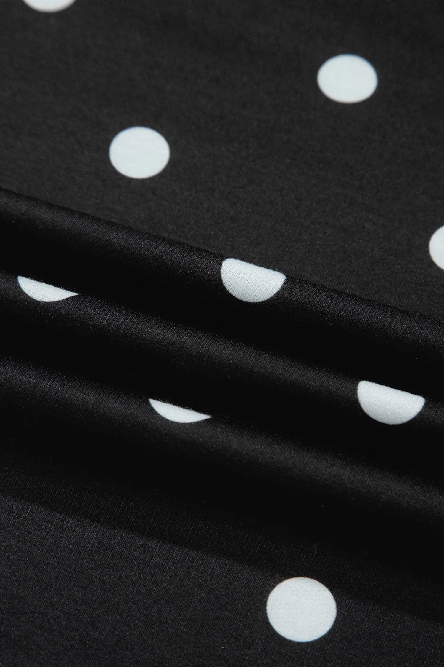 Polka Dot Exposed Seam Loose Tee Drawstring Shorts Two-Piece Set