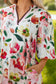 Floral Contrast Shift Dress