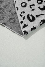 Leopard High Neck Oversized Sweater