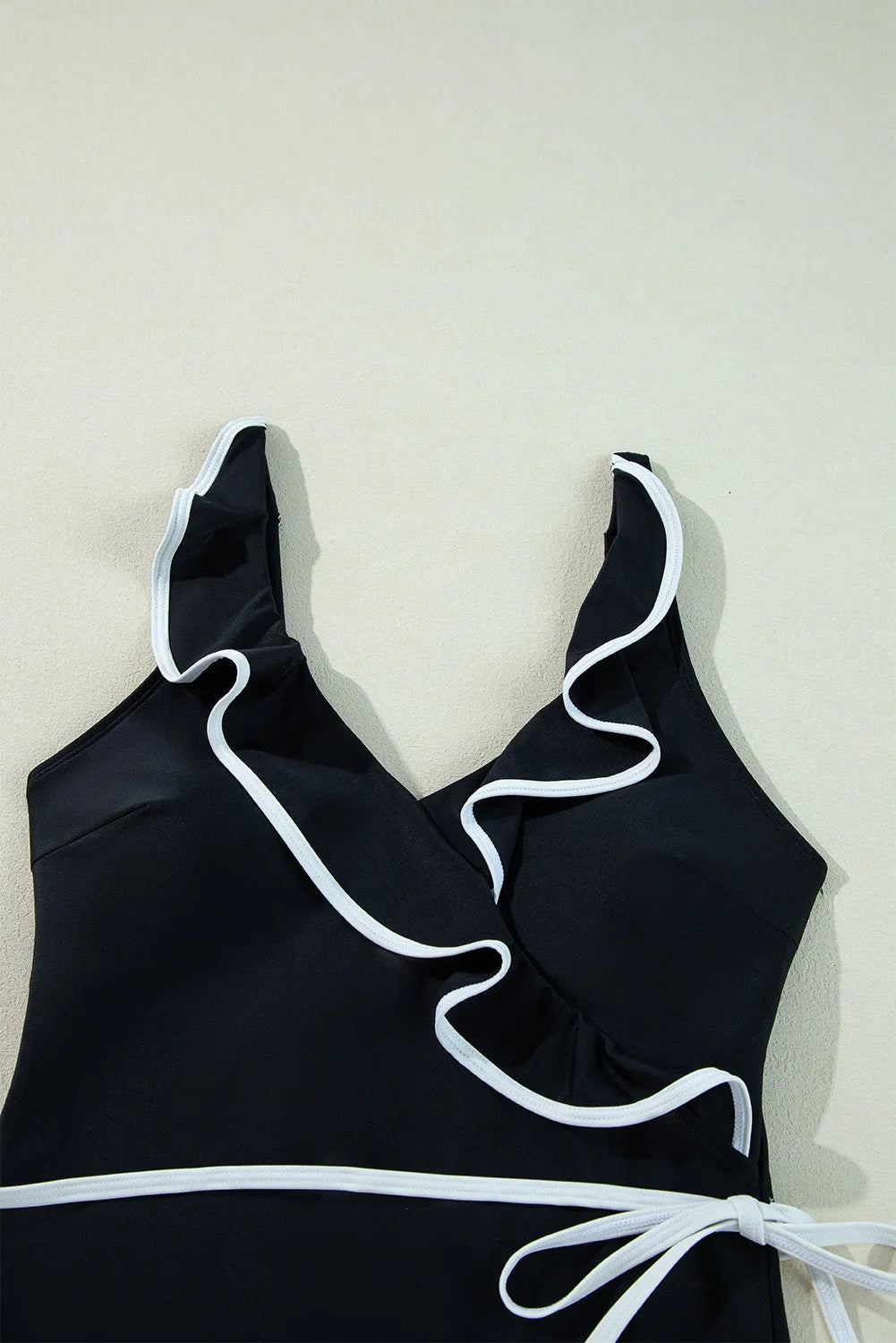 Ruffled One Piece Swimsuit - Fashionfitz