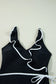 Ruffled One Piece Swimsuit - Fashionfitz
