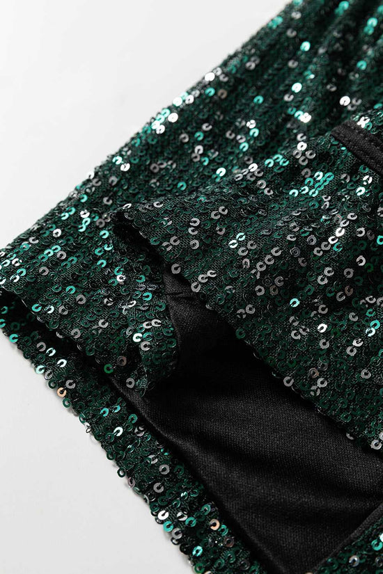 Evergreen Glitter Sequin Blazer