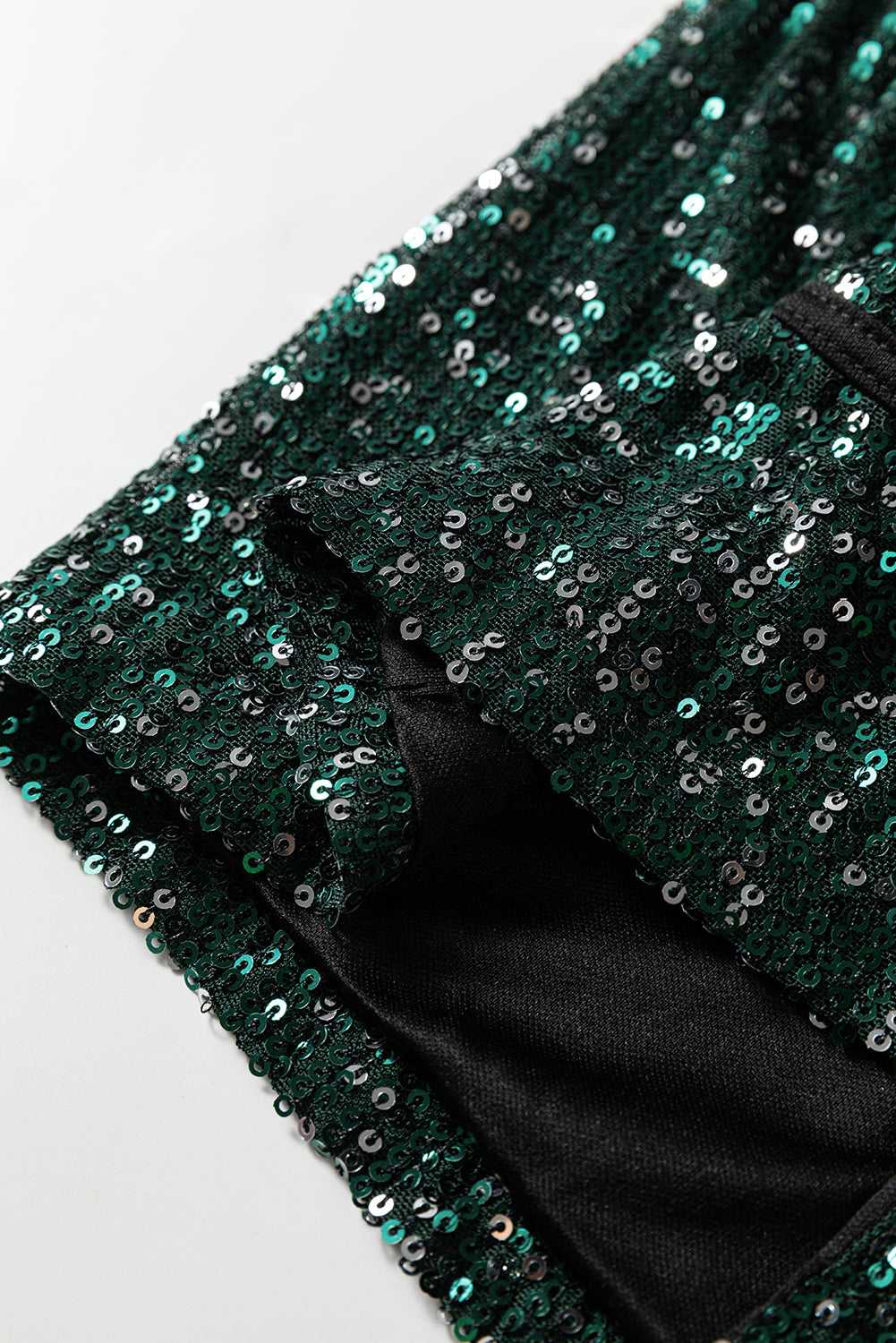 Evergreen Glitter Sequin Blazer