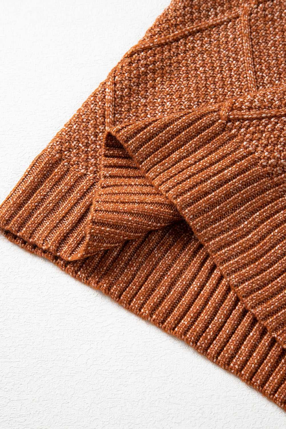 Cable Knit Jumper Dress - Drop Shoulder Loose Fit