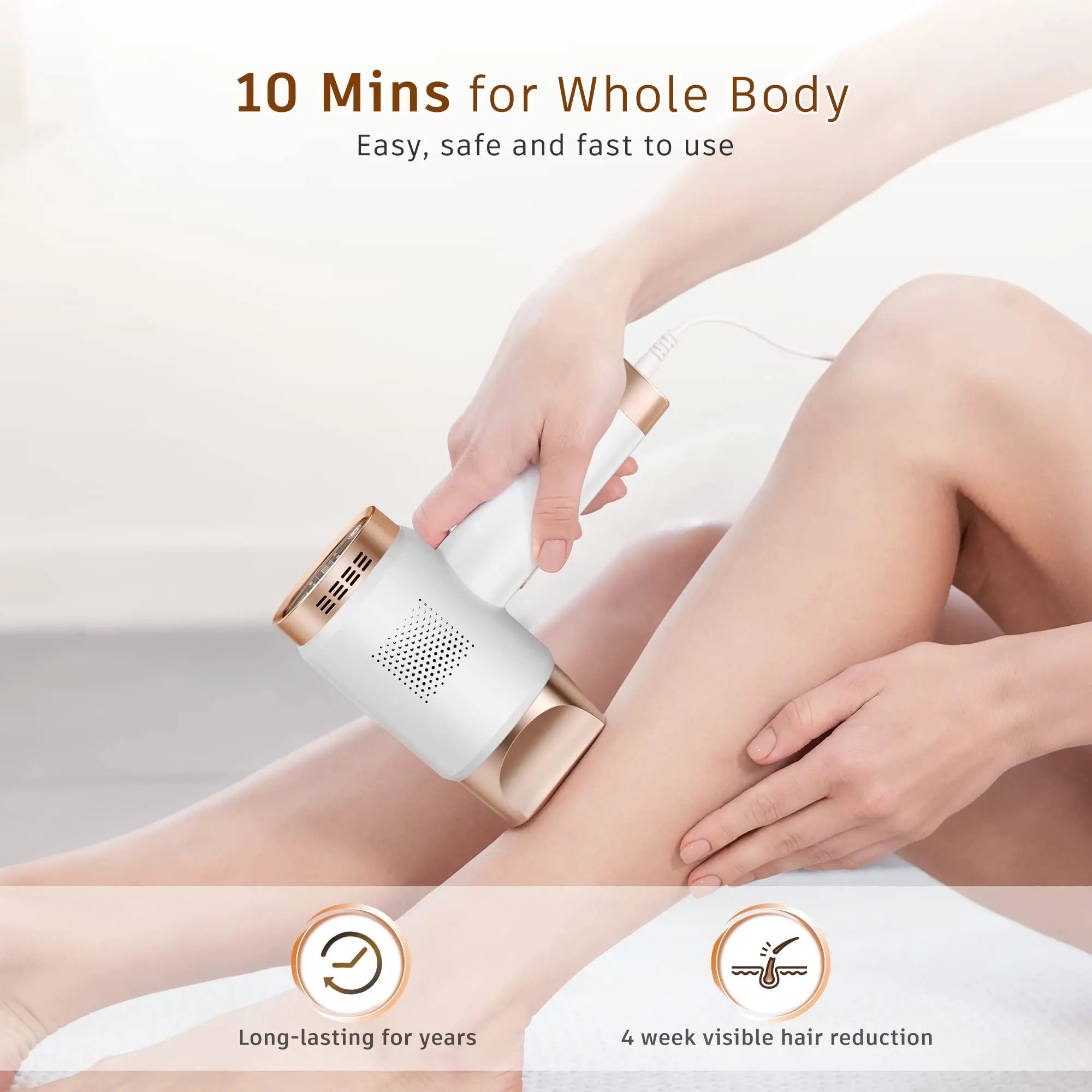 Aminzer ipl laser hair removal 999,999 flashes 3 in 1
