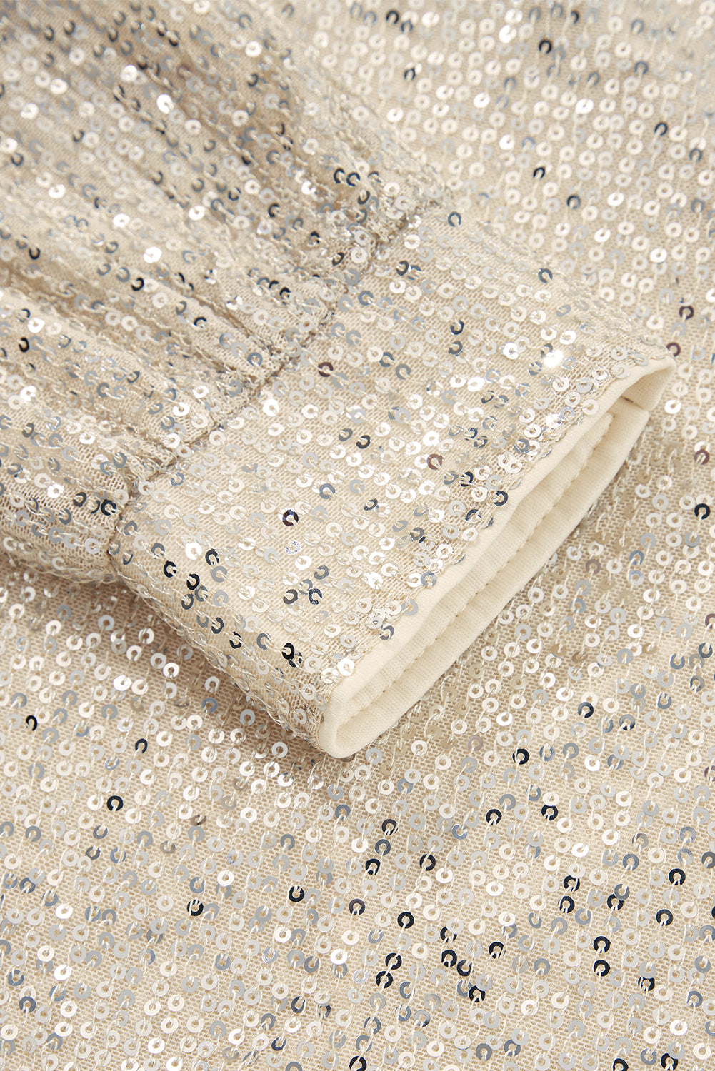 Apricot Sequin Hooded Top - Night Out