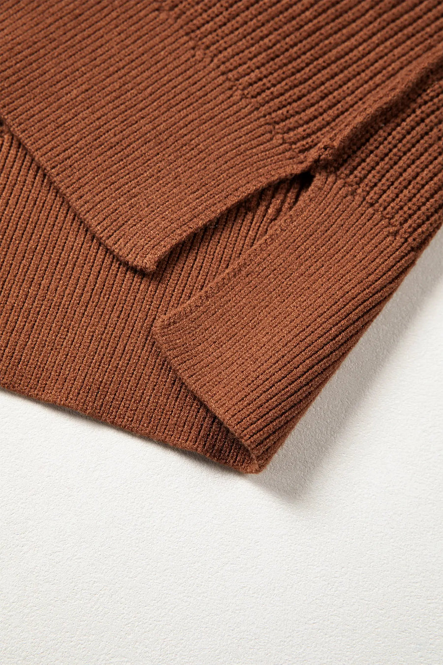 Mock Neck Oversized Tunic Sweater Women UK — side view third option | Fashionfitz UK