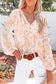 Yellow Floral Print Top