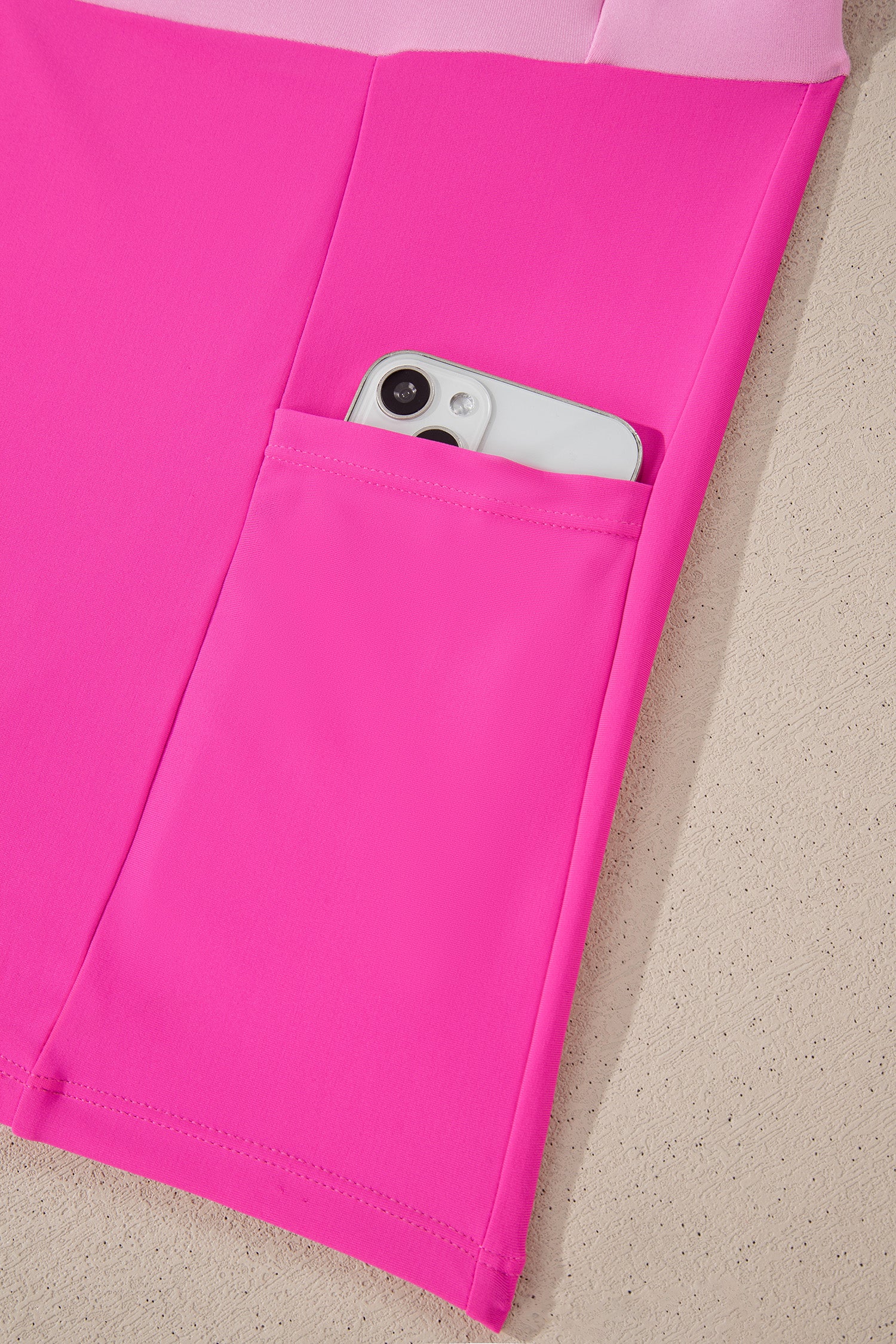 Swim Dress With Shorts | Pink One Piece Swimsuit Built In