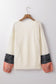 Patchwork Petals Knit Blouse