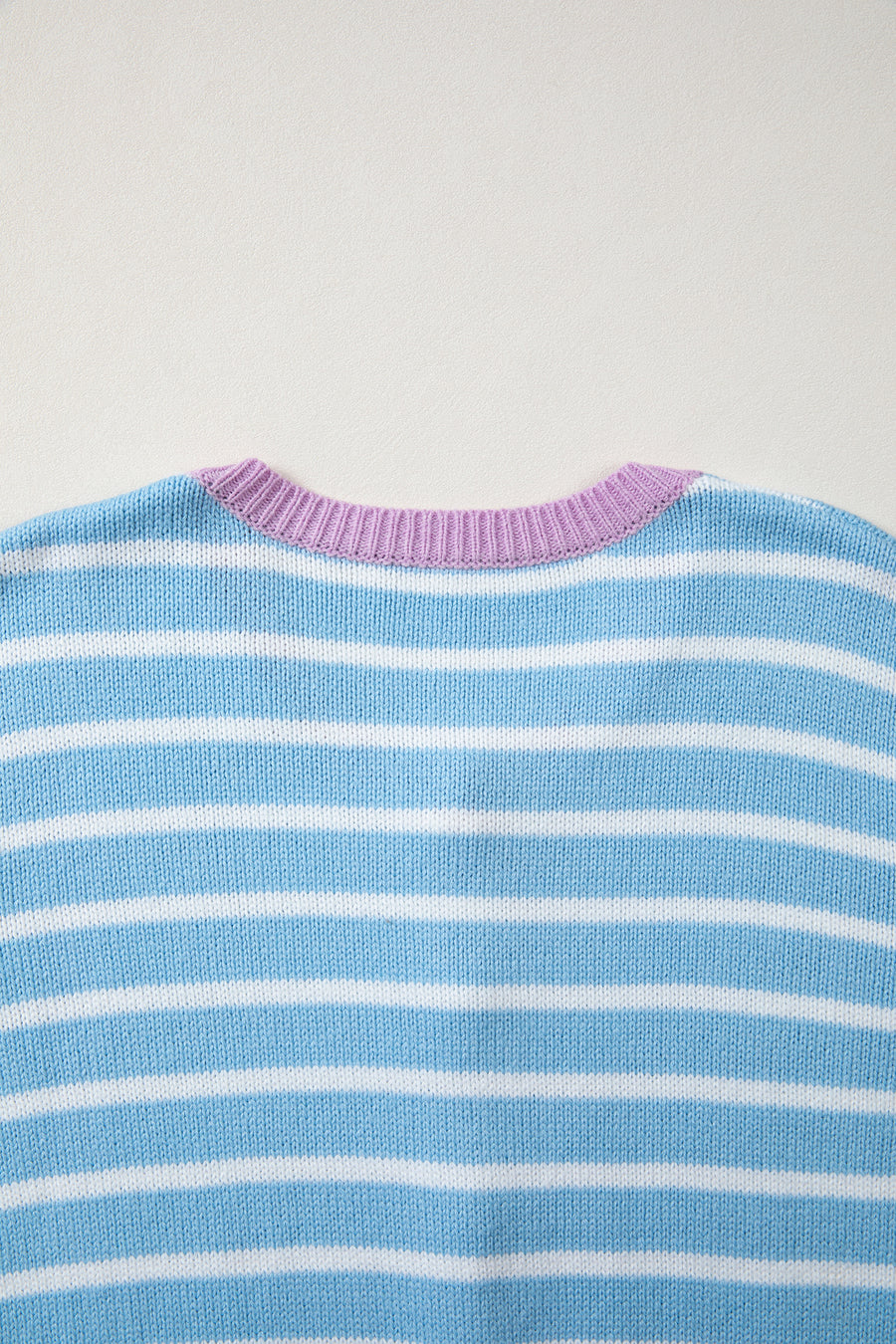 Stripe Contrast Trim Button Down Cardigan Women UK