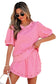 Pearl Bow Chic Co-Ord - Elegant Two-Piece Set
