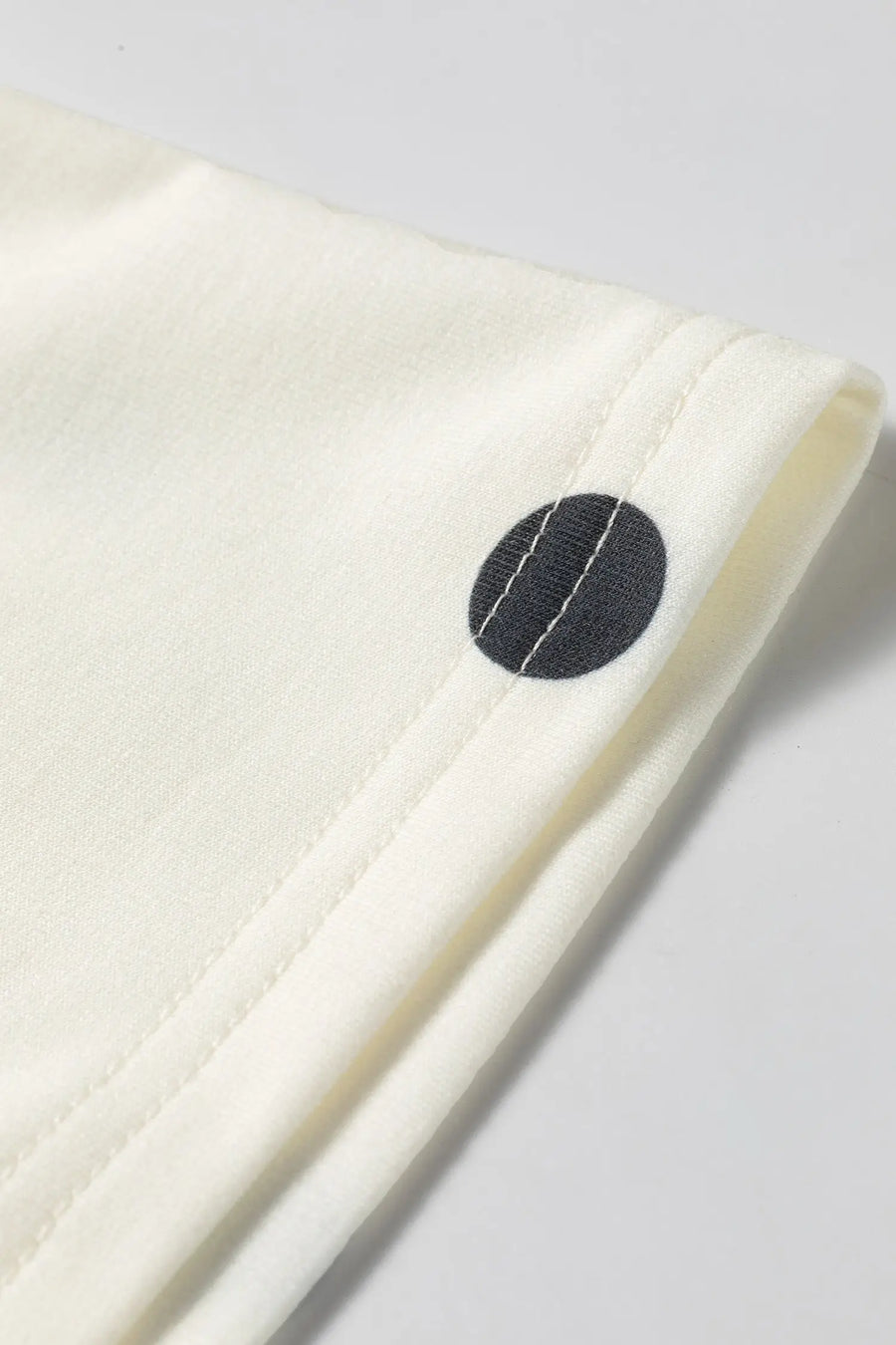 Polka Dot Crossed Seam Detail Oversized Tee Women UK