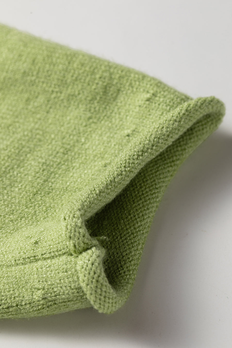 Fish Knit Oversized Round Neck Sweater
