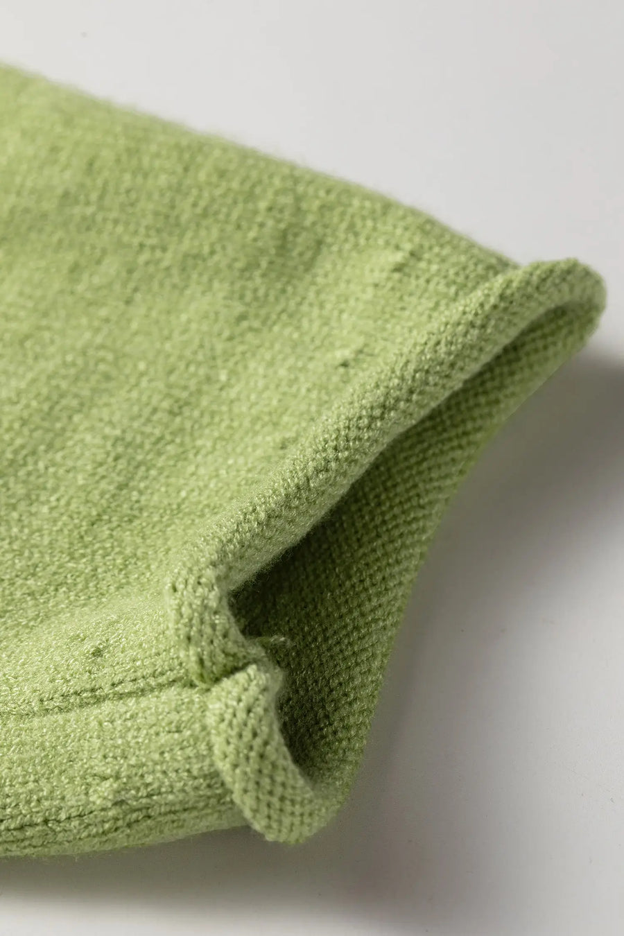 Fish Knit Oversized Round Neck Sweater