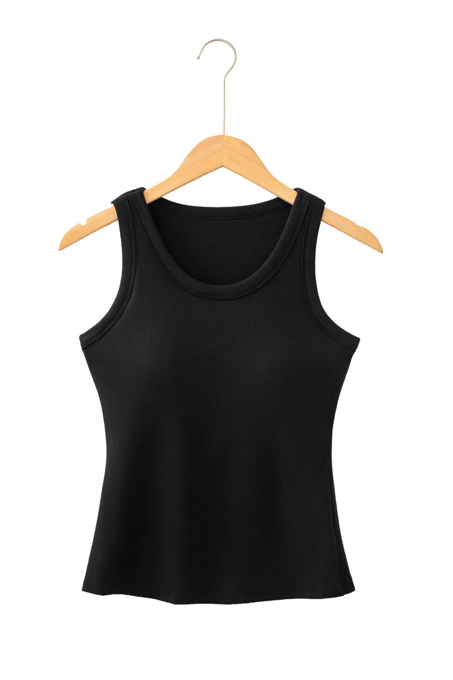 Slim Ribbed Padded Tank Top Women UK