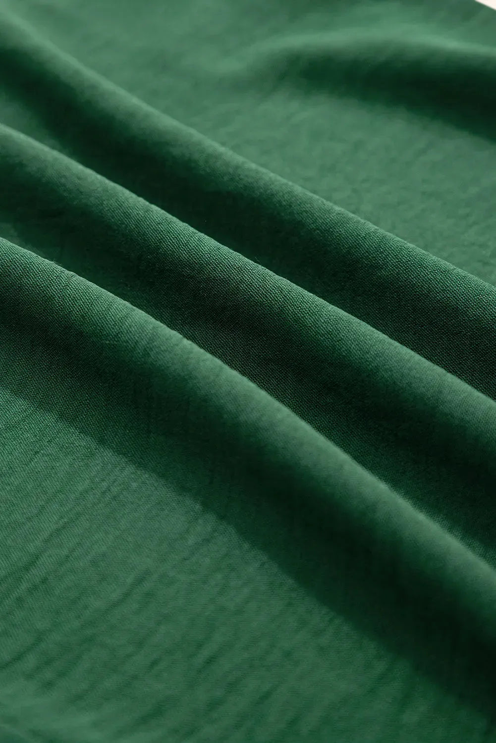 Smocked Wide Leg Jumpsuit - Fashionfitz